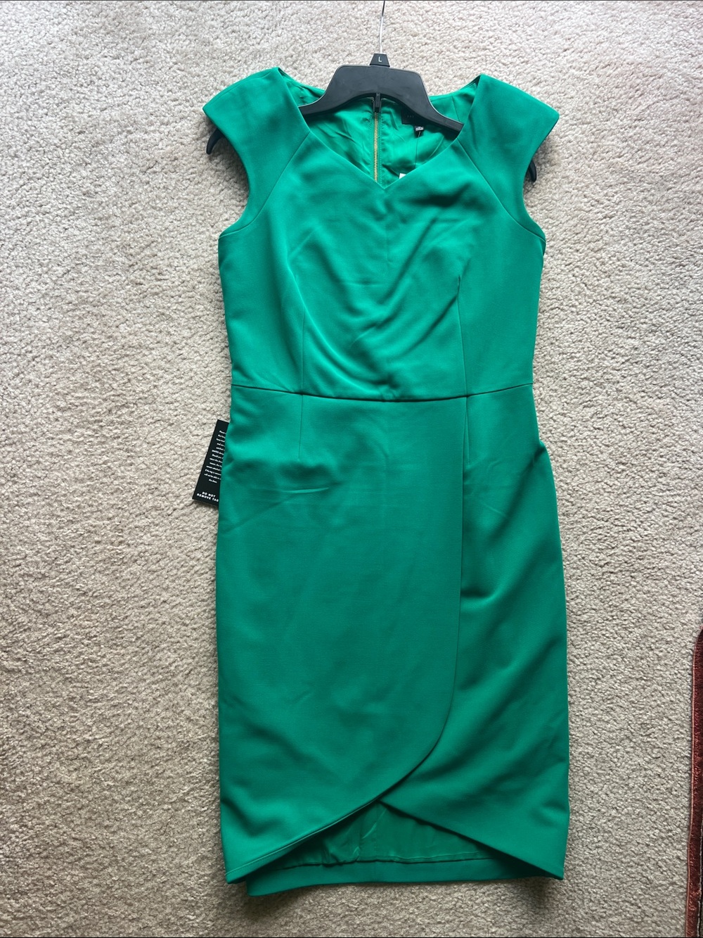 The Limited Emerald Green Cap Sleeve Sheath Dress - Size 10 - New with tags